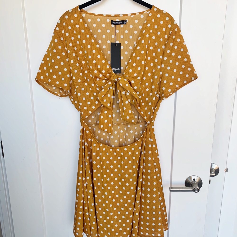 Polka Dot Mini Dress